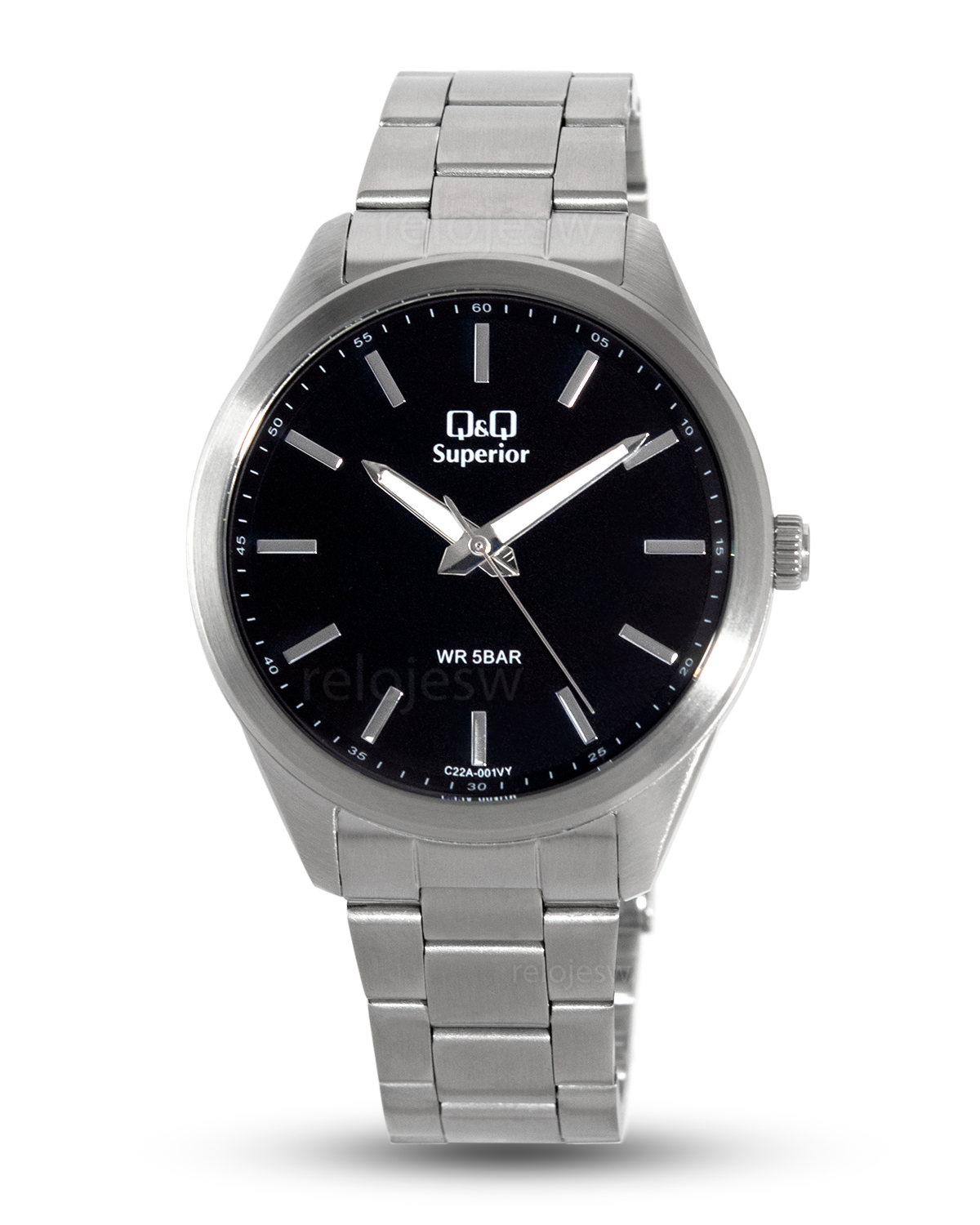 Reloj Q&Q Superior Hombre Plateado C22A001Y