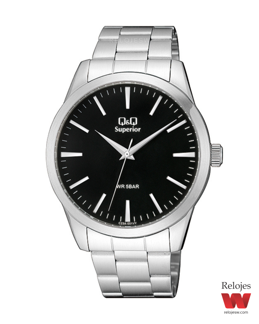 Reloj Q&Q Superior Hombre Plateado C23A001Y