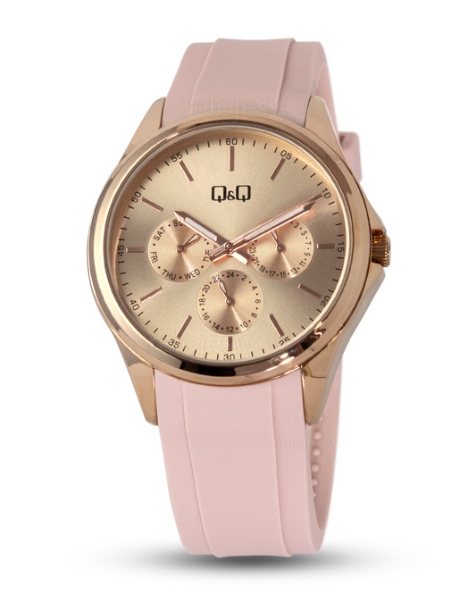 Reloj Q&Q Mujer Rosado Oro Rosa C25A003Y