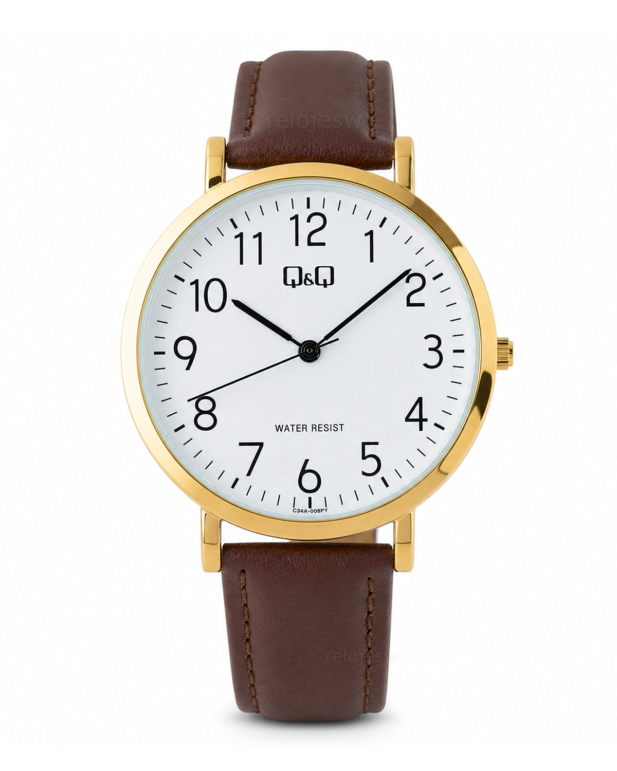 Reloj Q&Q Original Hombre Marrón C34A008Y