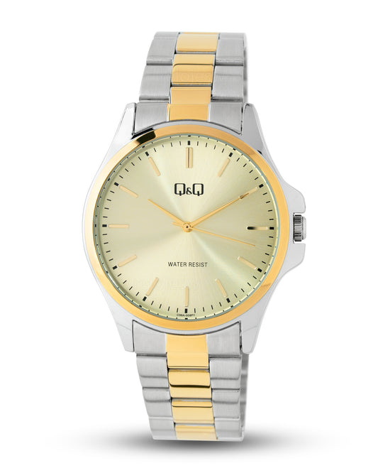 Reloj Q&Q Hombre Plateado y Dorado C36A008Y