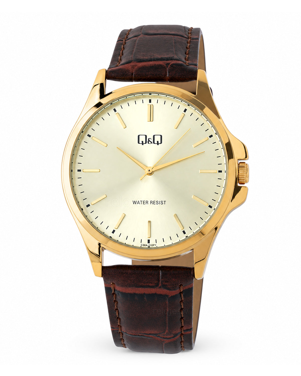 Reloj Q&Q Original Hombre Marrón C36A010Y