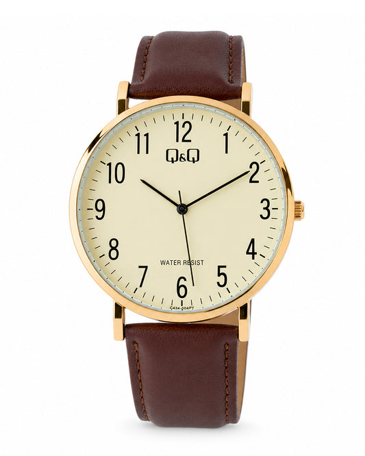Reloj Q&Q Original Hombre Marrón C43A004Y
