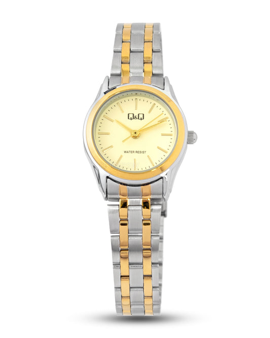 Reloj Q&Q Mujer Plateado Dorado C50A002Y