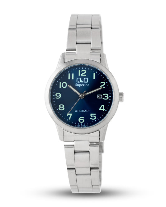 Reloj Q&Q Superior Mujer Plateado C53A002Y