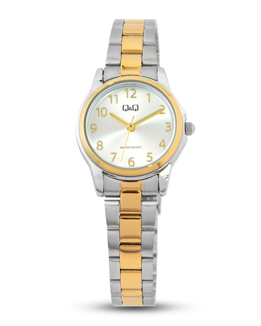Reloj Q&Q Mujer Plateado Dorado C56A006Y