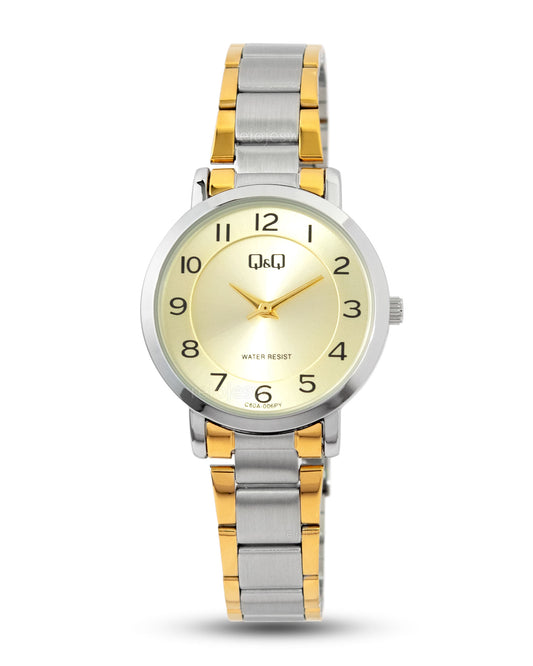 Reloj Q&Q Mujer Plateado Dorado C60A006Y