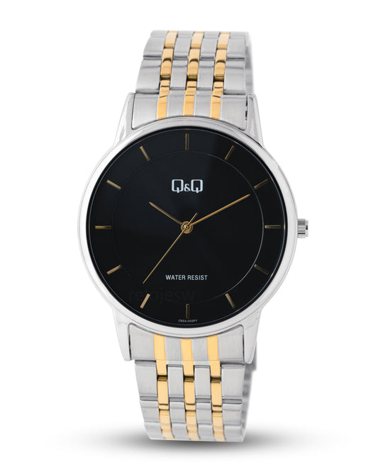 Reloj Q&Q Hombre Plateado y Dorado C62A002Y