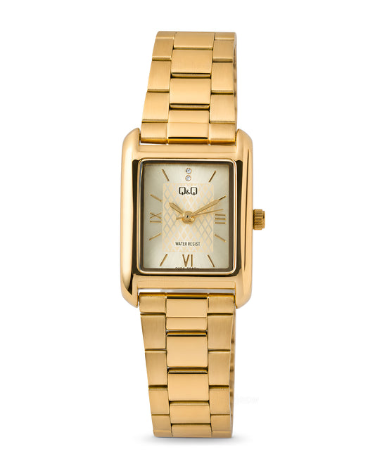 Reloj Q&Q Mujer Original Dorado C69A500Y