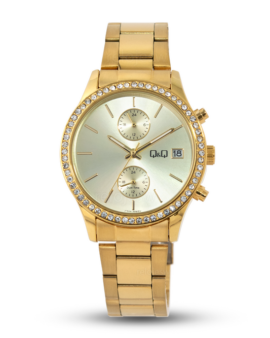 Reloj Q&Q Mujer Dorado C70A006Y