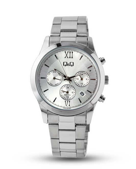 Reloj Q&Q Unisex Plateado C71A002Y