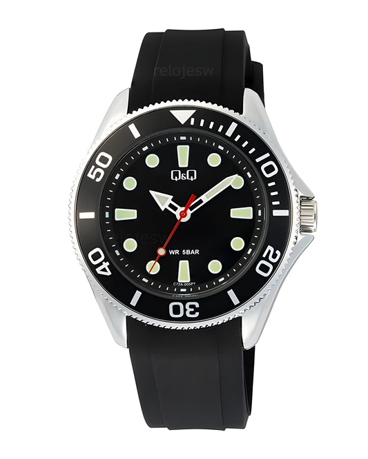 Reloj Q&Q Hombre Negro C72A005Y