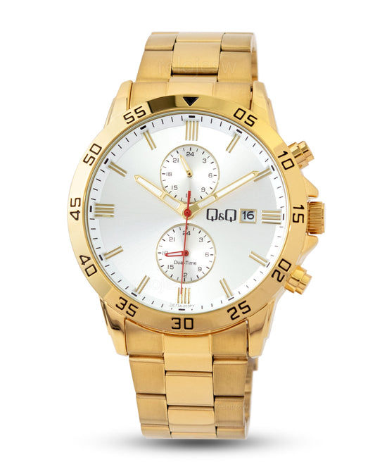 Reloj Q&Q Hombre Dorado C73A003Y