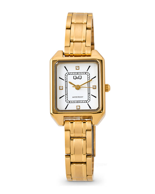 Reloj Q&Q Mujer Original Plateado C76A503Y