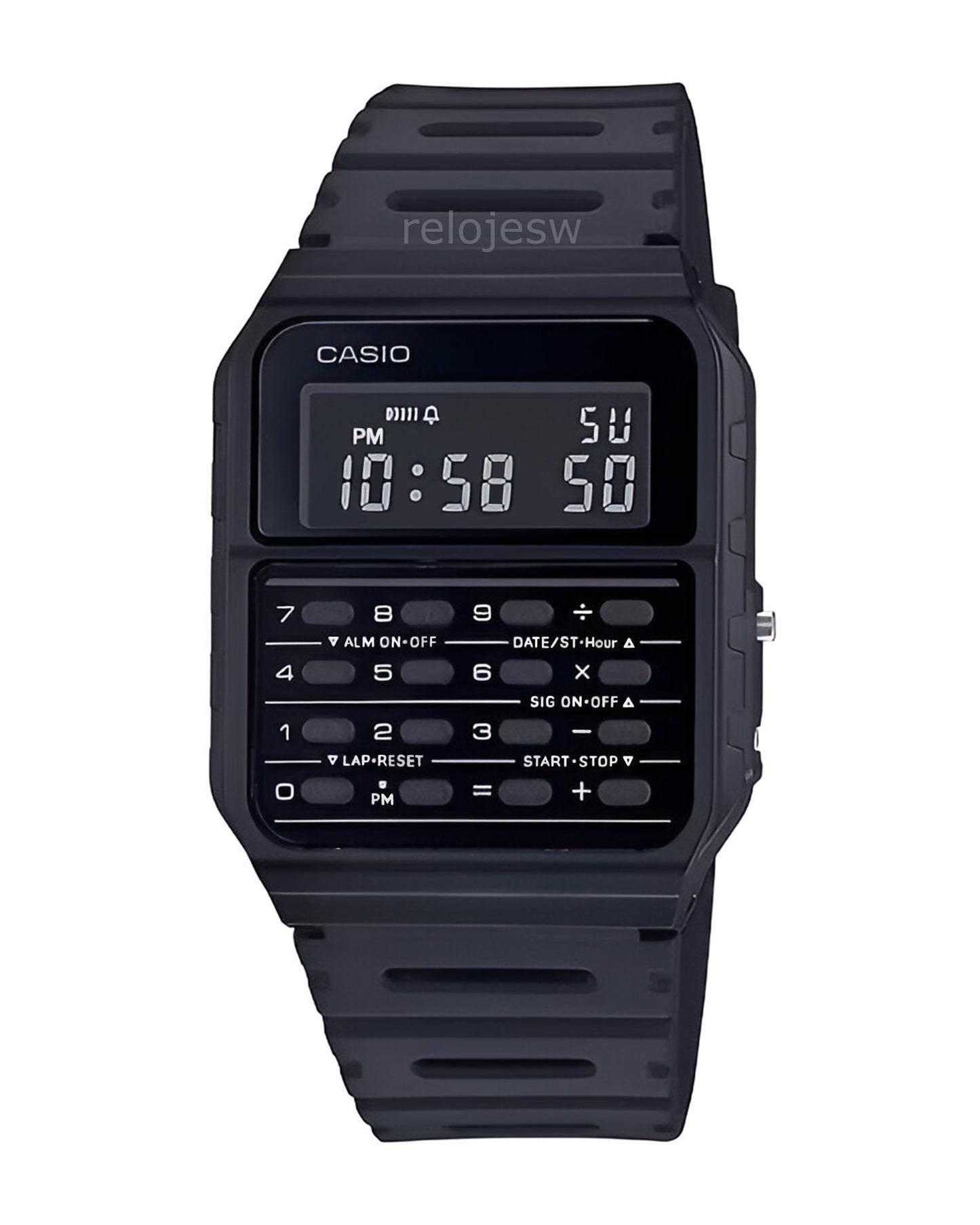 Reloj Casio Calculadora Hombre Negro CA-53WF-1B