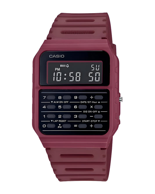 Reloj Casio Hombre Rojo CA-53WF-4B