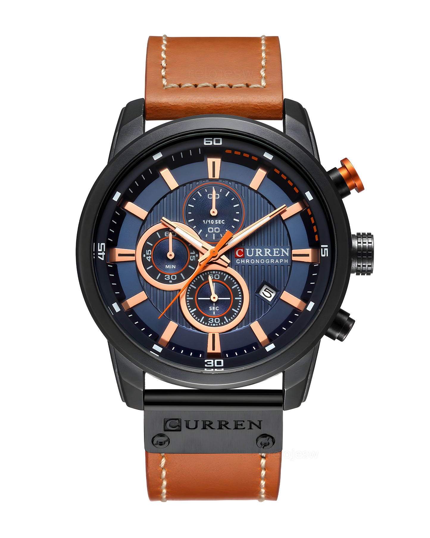 Reloj Curren Hombre Original Café CU8291-CFNE