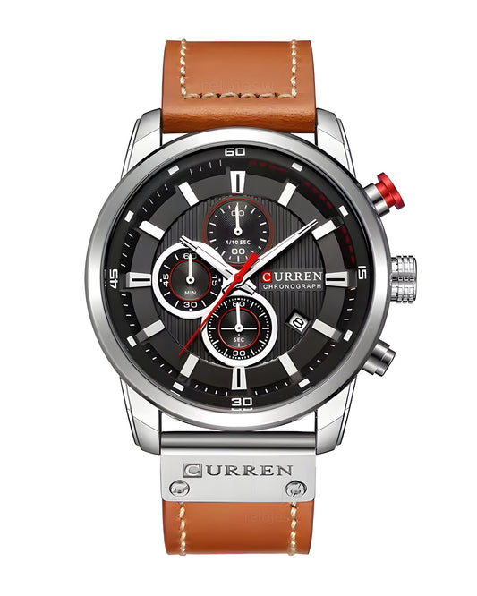 Reloj Curren Hombre Original Café CU8291-CFPL