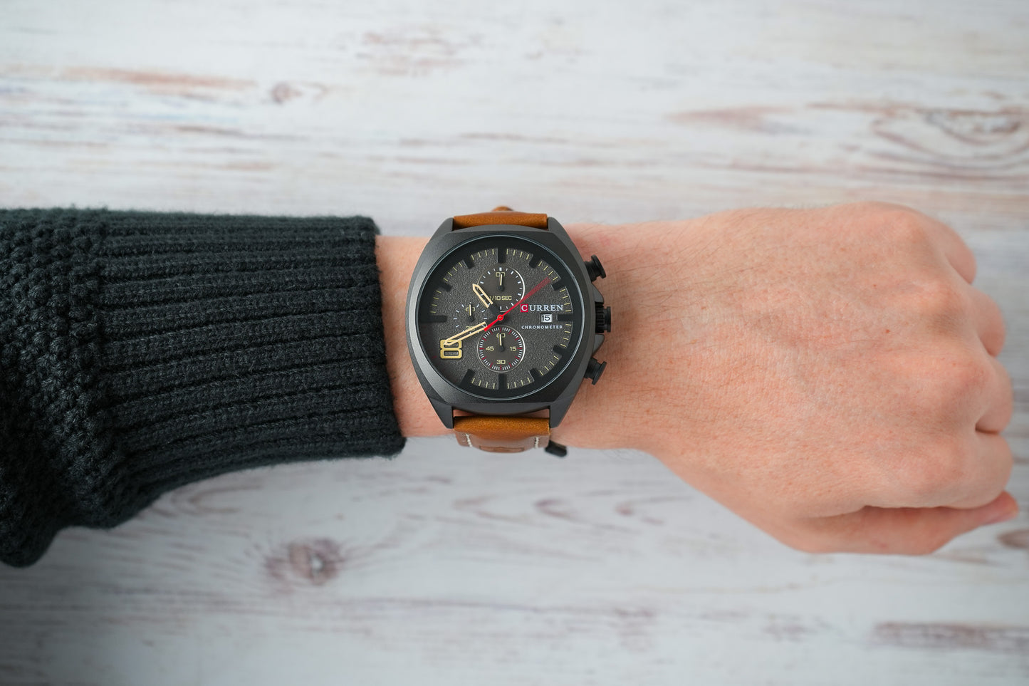 Reloj Curren Hombre Original Marrón CU8324-MANE