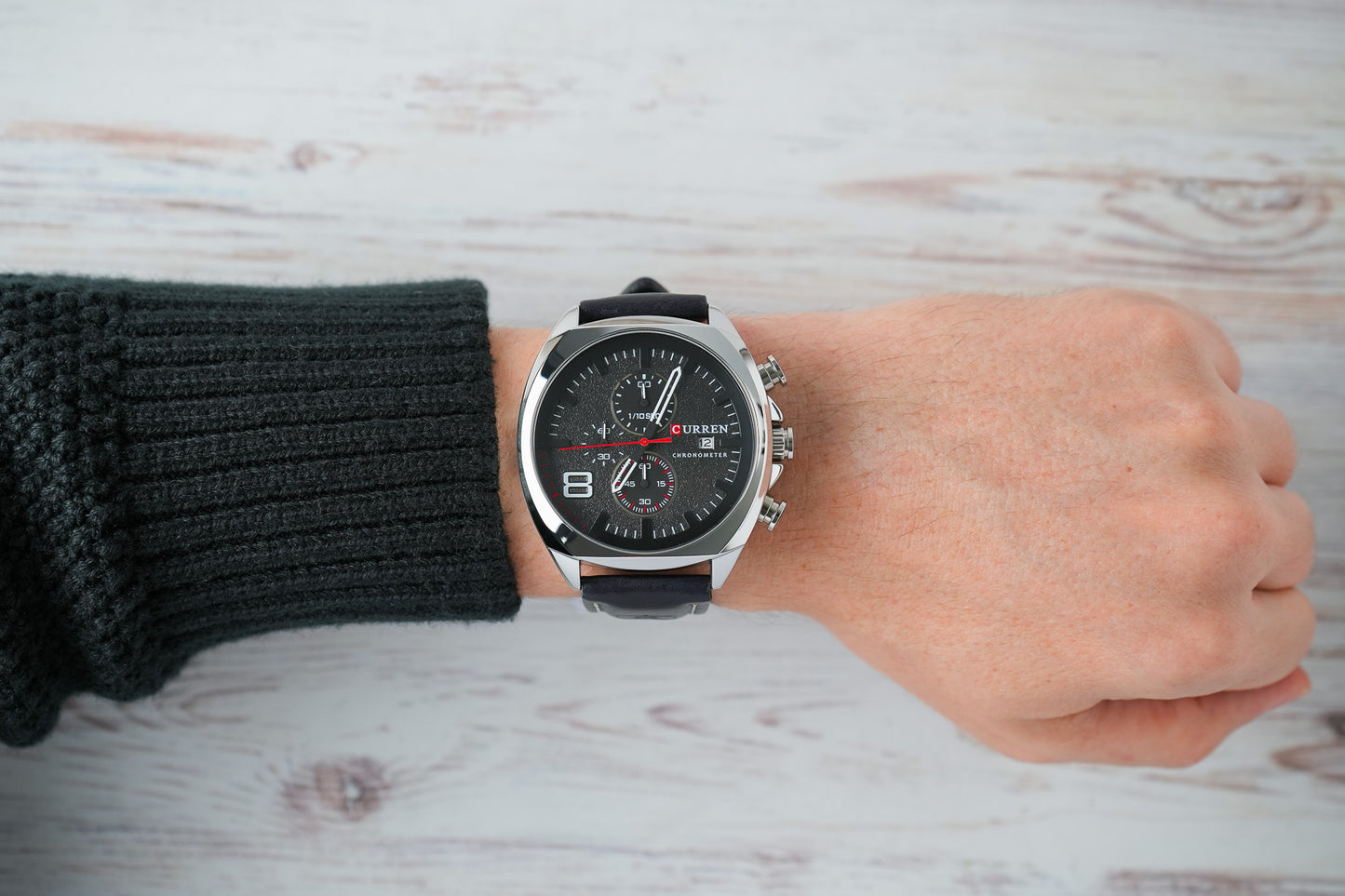 Reloj Curren Hombre Original Negro CU8324-NEPL