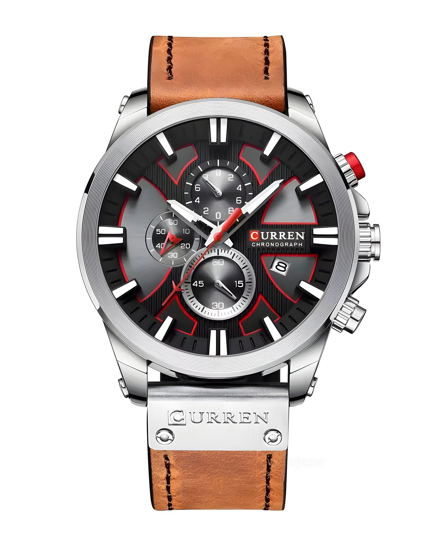 Reloj Curren Hombre Original Café CU8346-CFPL