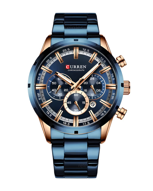 Reloj Curren Hombre Azul CU8355-AZOR