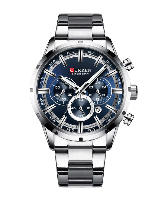 Reloj Curren Hombre Original Plateado CU8355-PLAZ