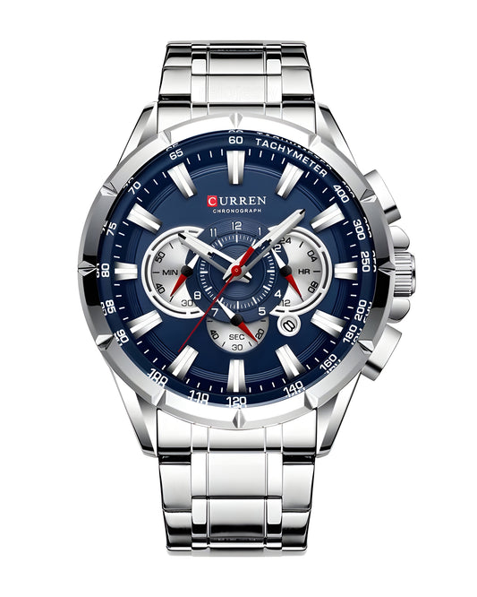 Reloj Curren Hombre Plateado CU8363-PLAZ
