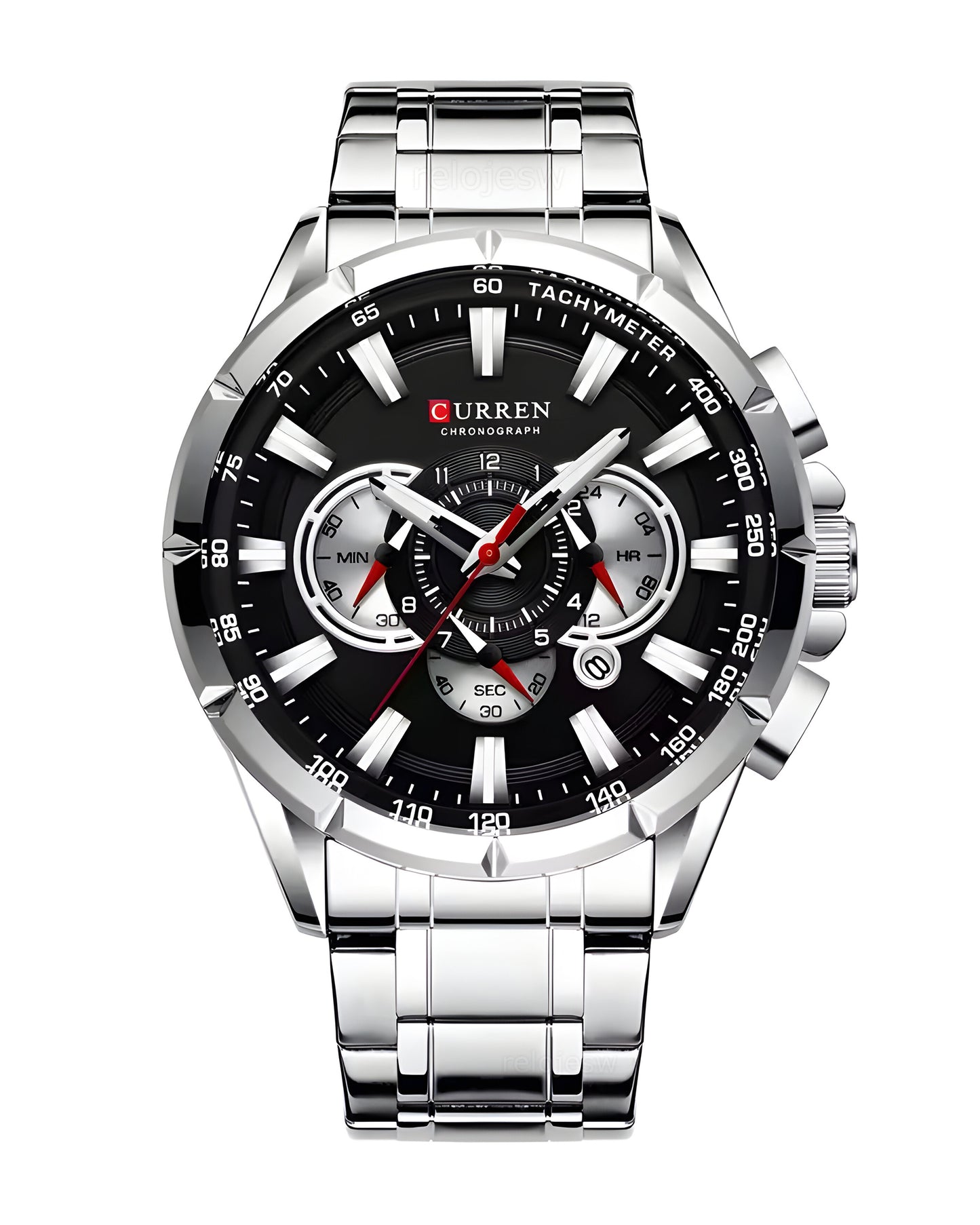 Reloj Curren Hombre Plateado CU8363-PLNE