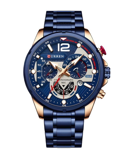 Reloj Curren Hombre Azul CU8395-AZOR