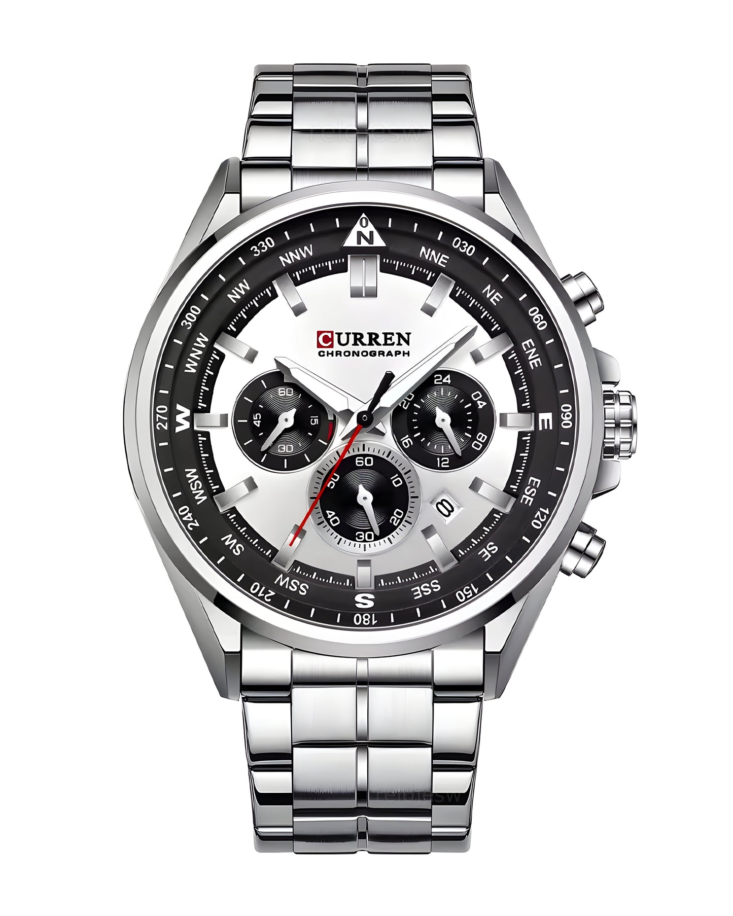 Reloj Curren Hombre Plateado CU8399-PLNE