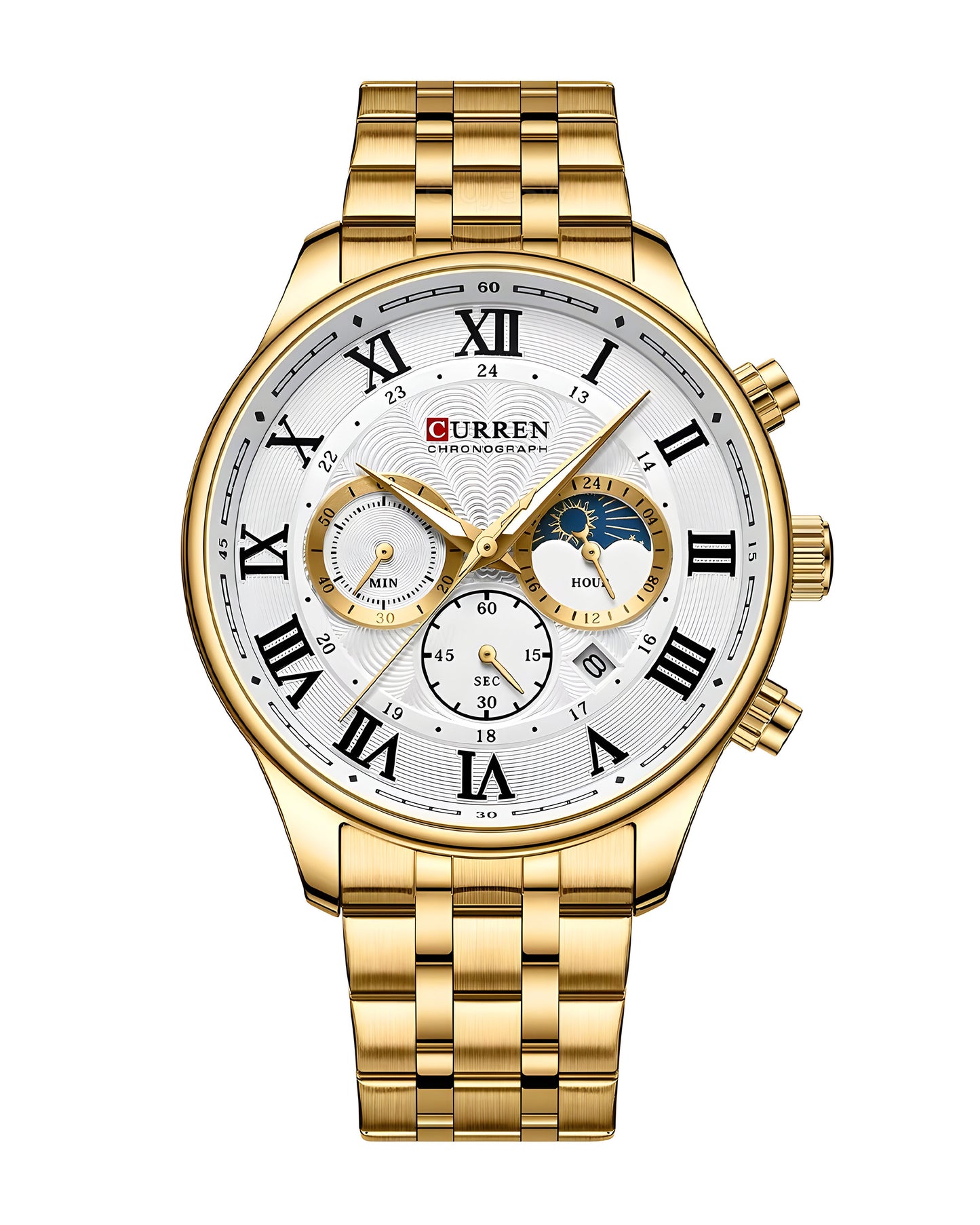 Reloj Curren Hombre Dorado CU8427-DOBL