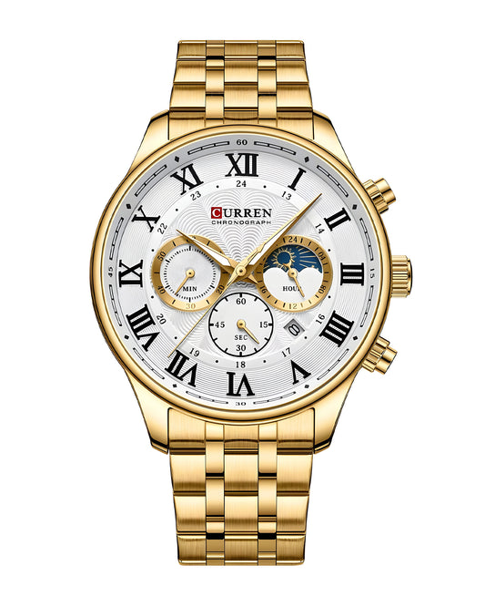 Reloj Curren Hombre Dorado CU8427-DOBL