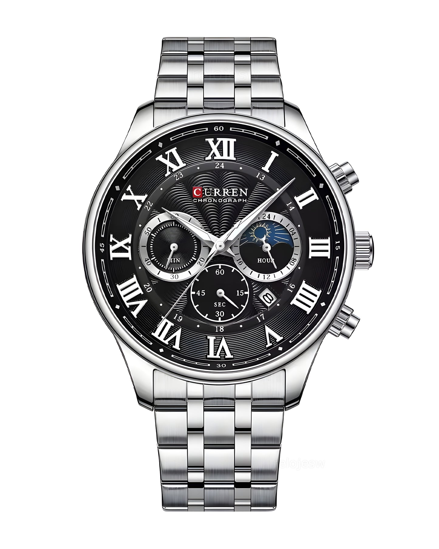 Reloj Curren Hombre Plateado CU8427-PLNE