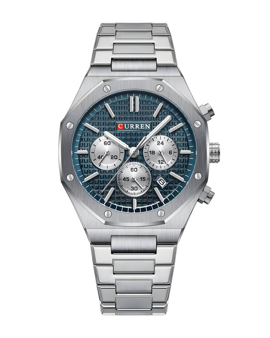 Reloj Curren Hombre Plateado CU8440-PLAZ