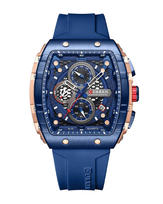 Reloj Curren Hombre Original Azul CU8442-AZOR