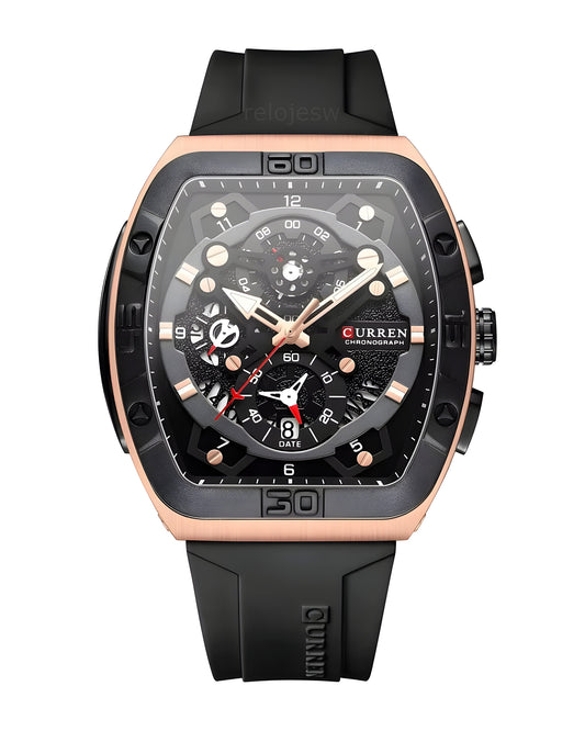 Reloj Curren Hombre Negro CU8443-NEOR