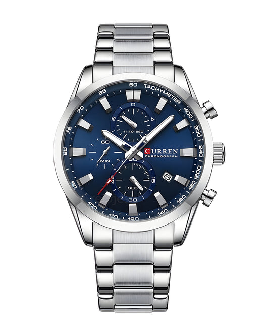 Reloj Curren Hombre Plateado CU8445-PLAZ