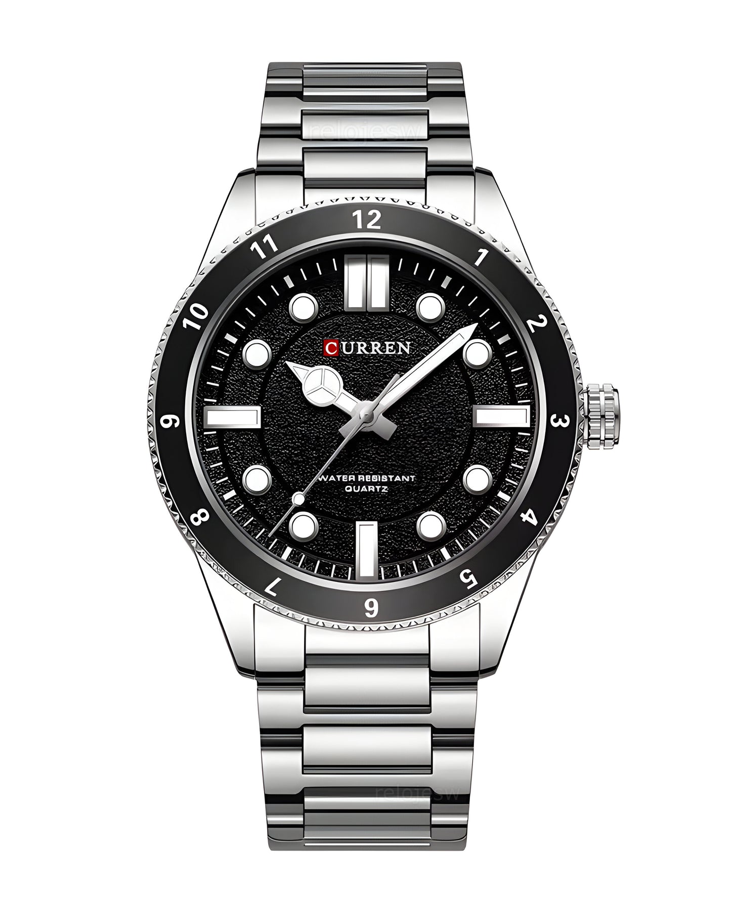 Reloj Curren Hombre Original Plateado CU8450-PLNE