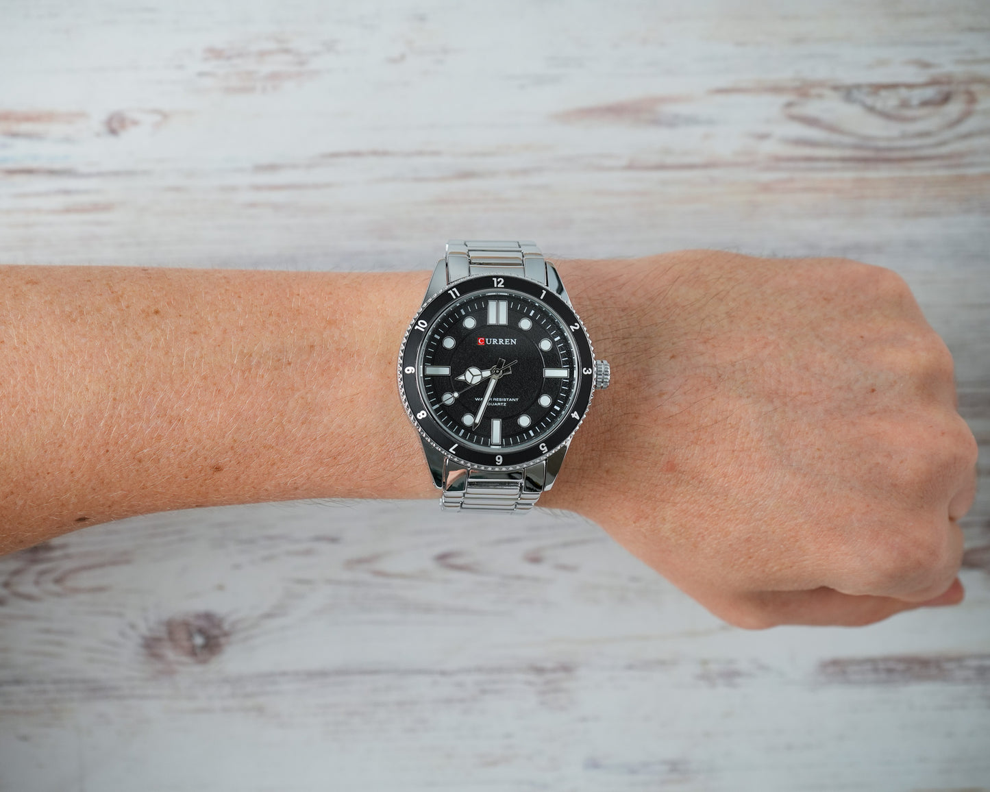 Reloj Curren Hombre Original Plateado CU8450-PLNE