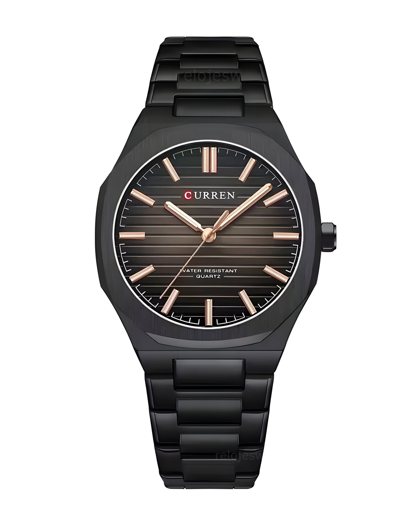 Reloj Curren Hombre Original Negro CU8456-NENE