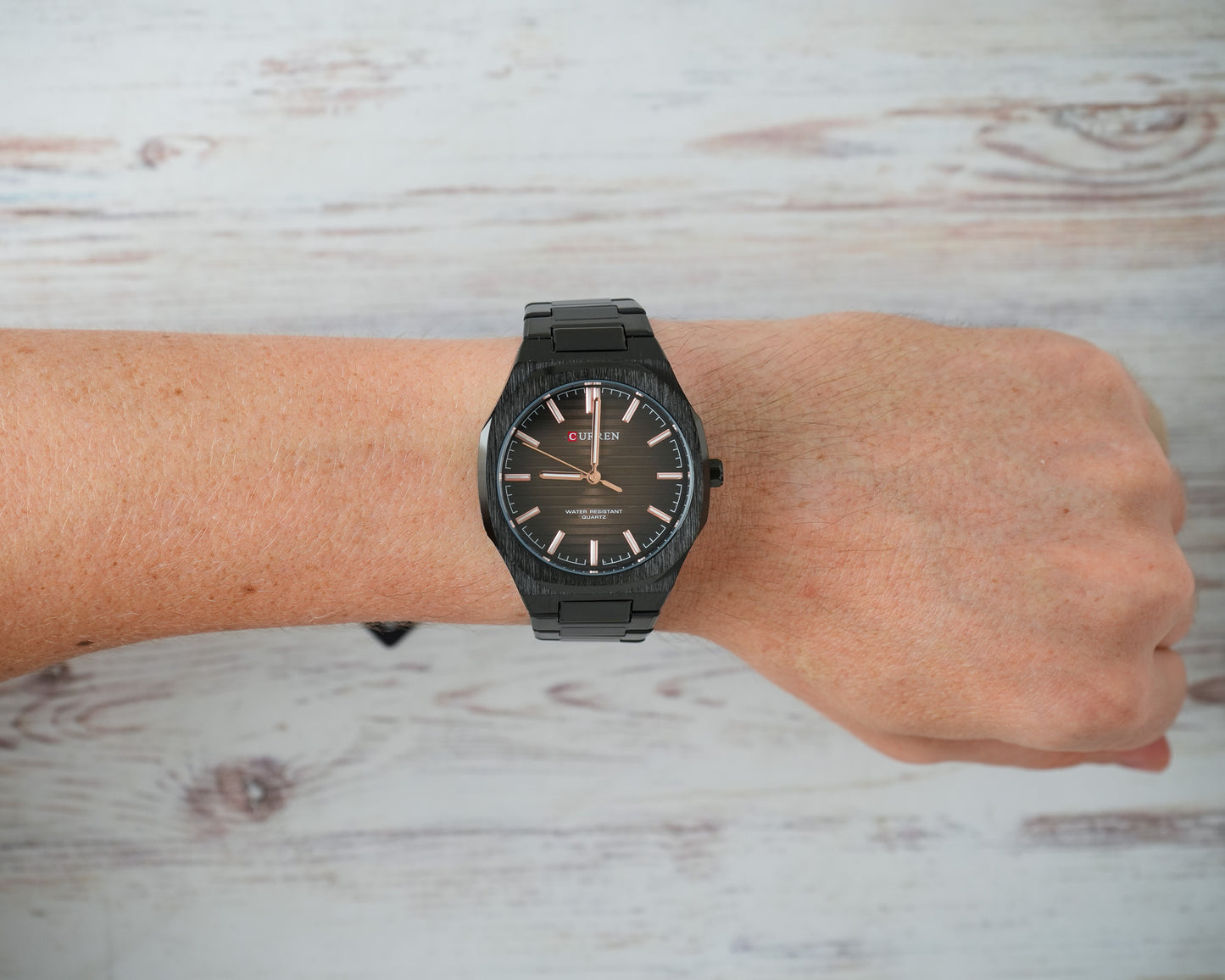 Reloj Curren Hombre Original Negro CU8456-NENE