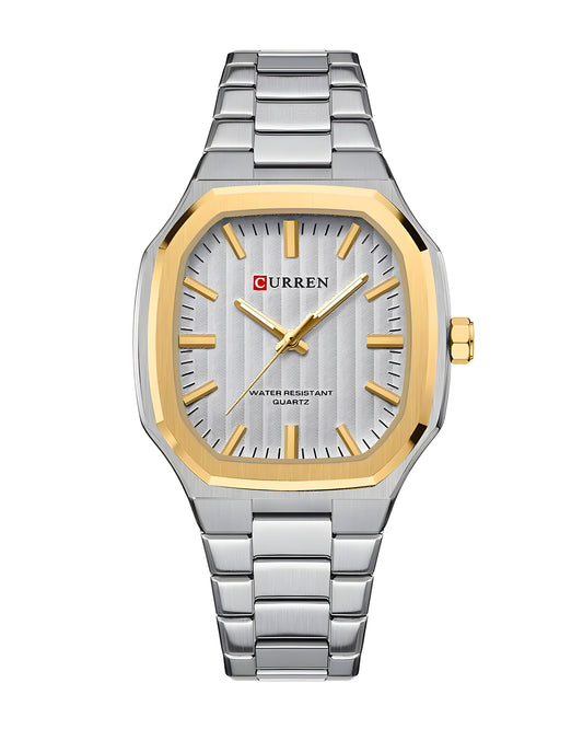 Reloj Curren Hombre Plateado CU8458-PLDO