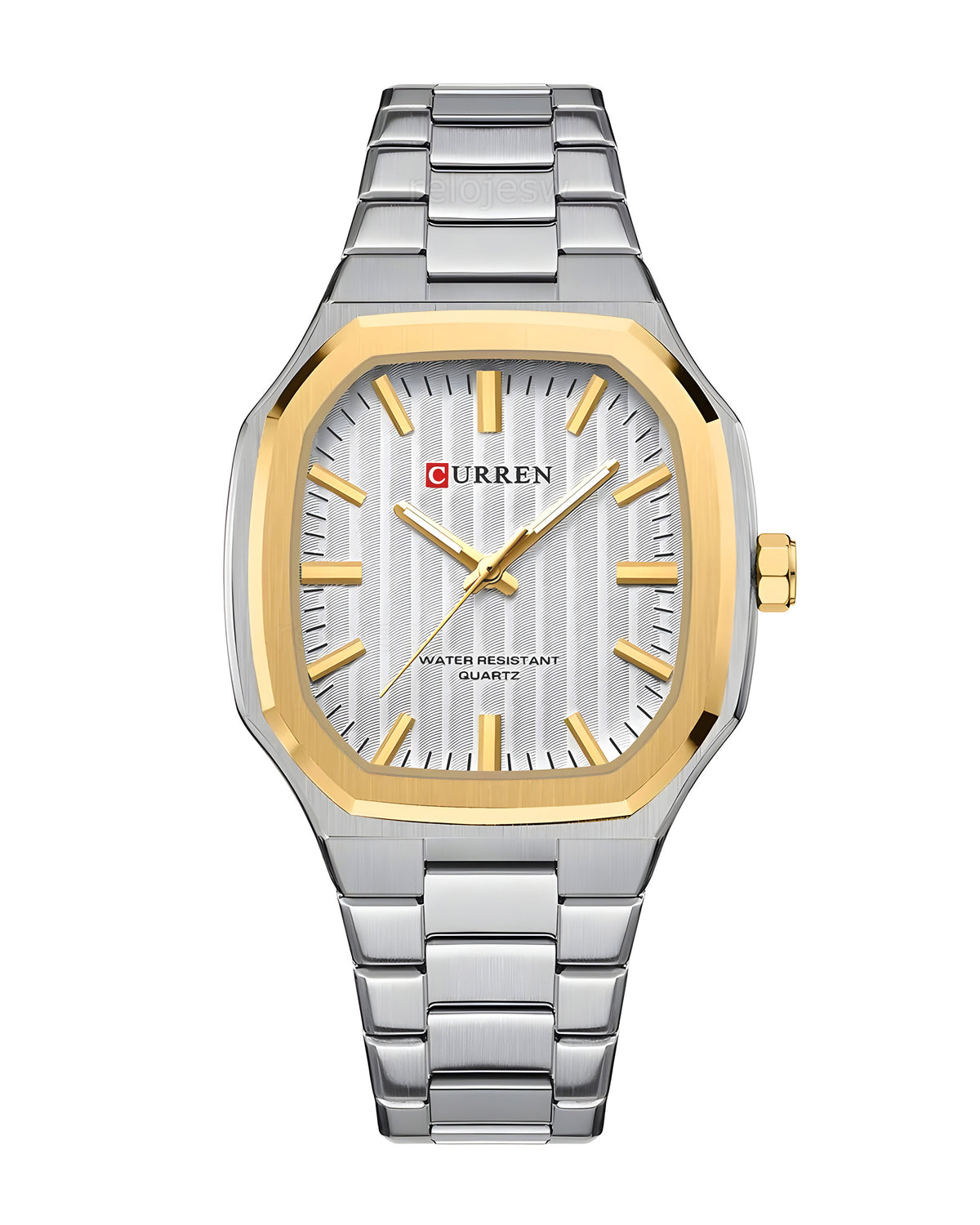 Reloj Curren Hombre Plateado CU8458-PLDO