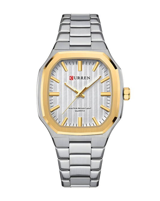 Reloj Curren Hombre Plateado CU8458-PLDO