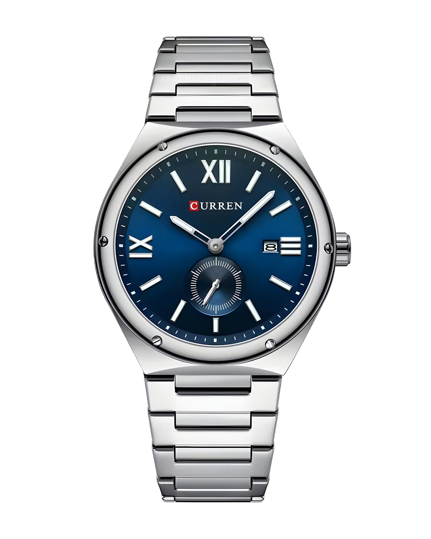 Reloj Curren Hombre Plateado CU8471-PLAZ