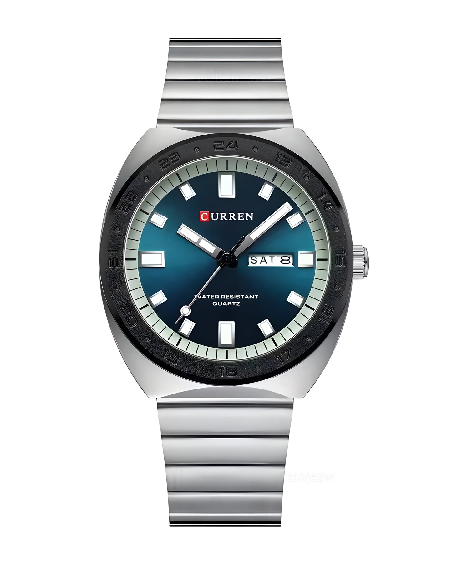 Reloj Curren Hombre Original Plateado CU8473-PLAZ