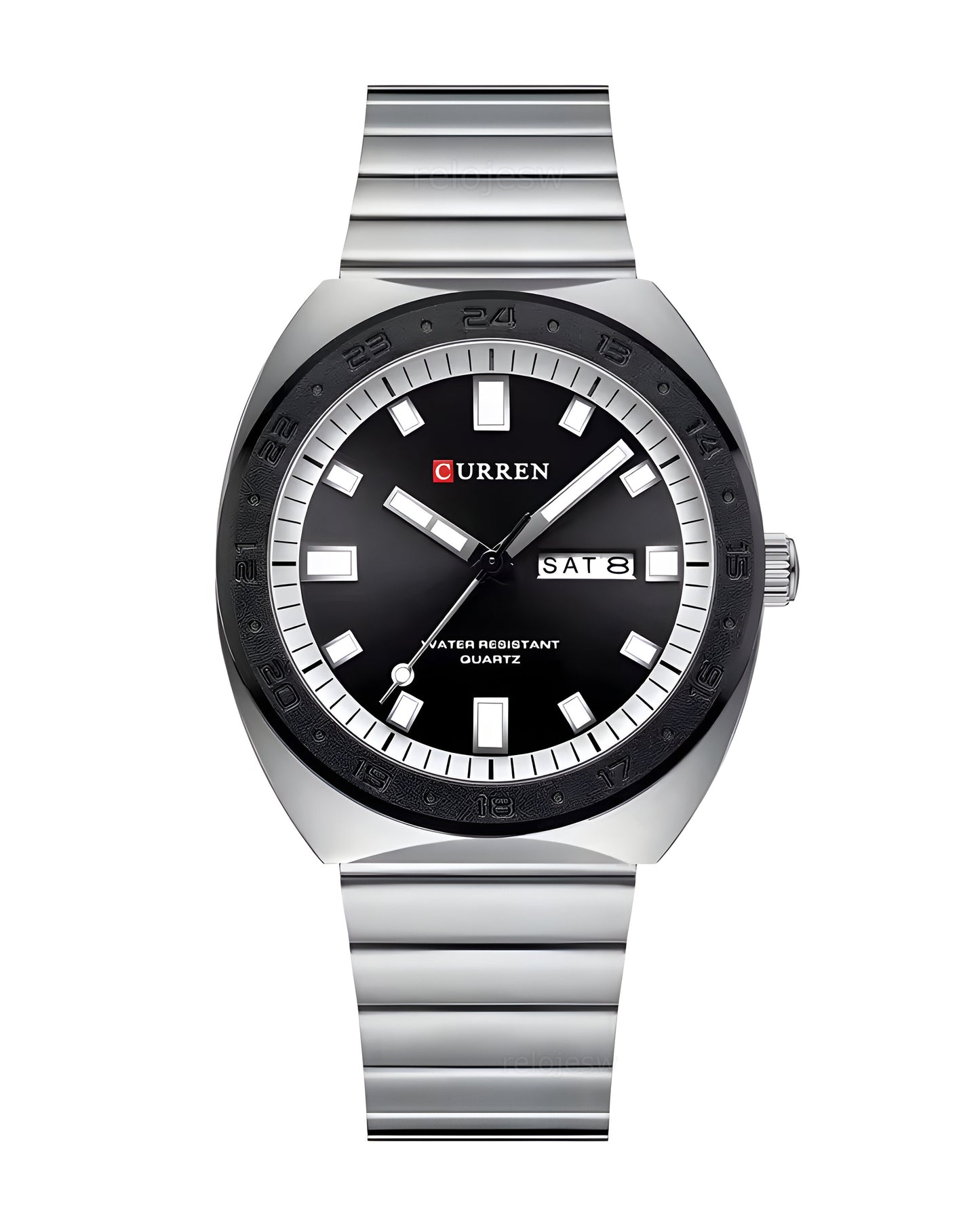 Reloj Curren Hombre Original Plateado CU8473-PLNE