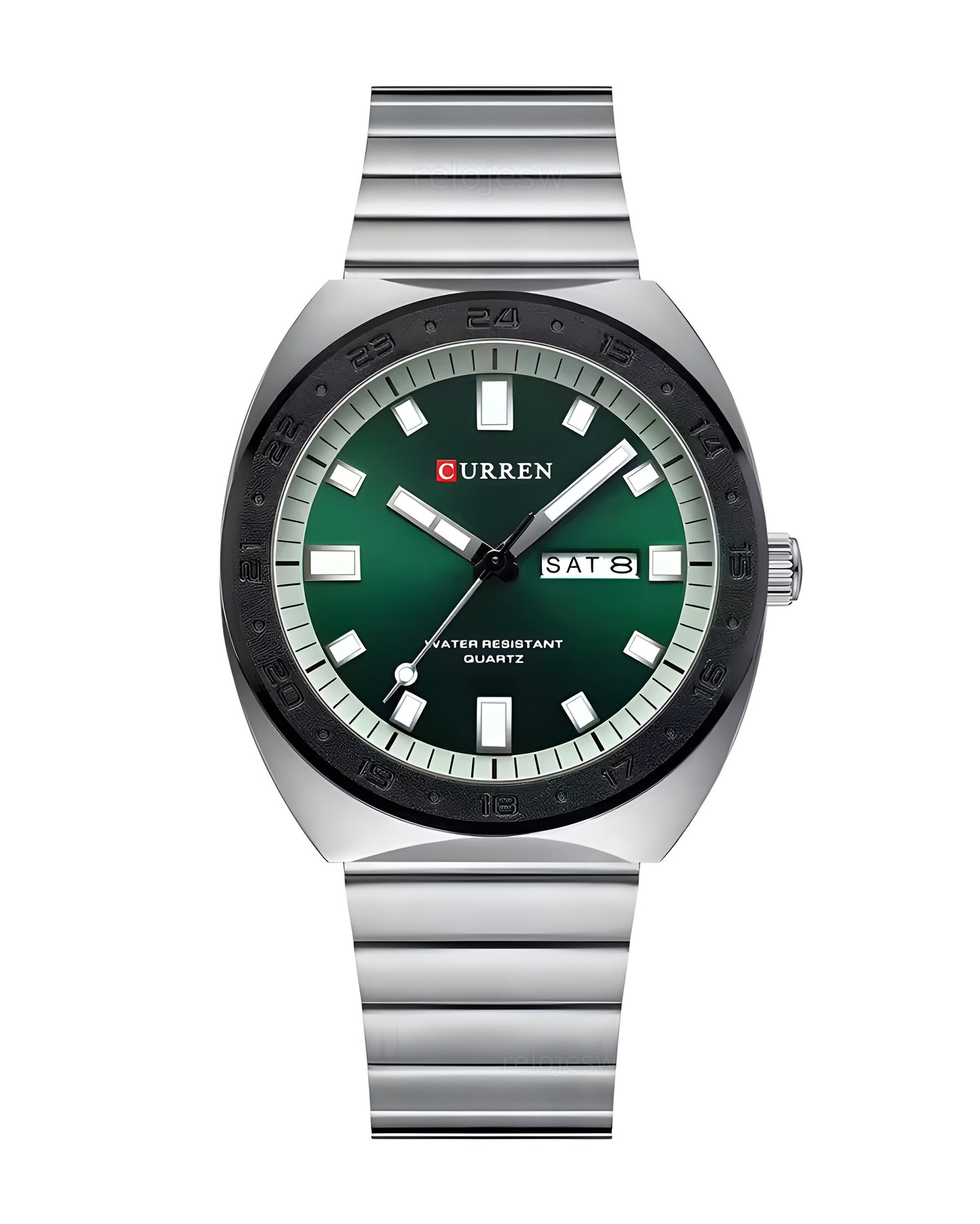Reloj Curren Hombre Original Plateado CU8473-PLVE