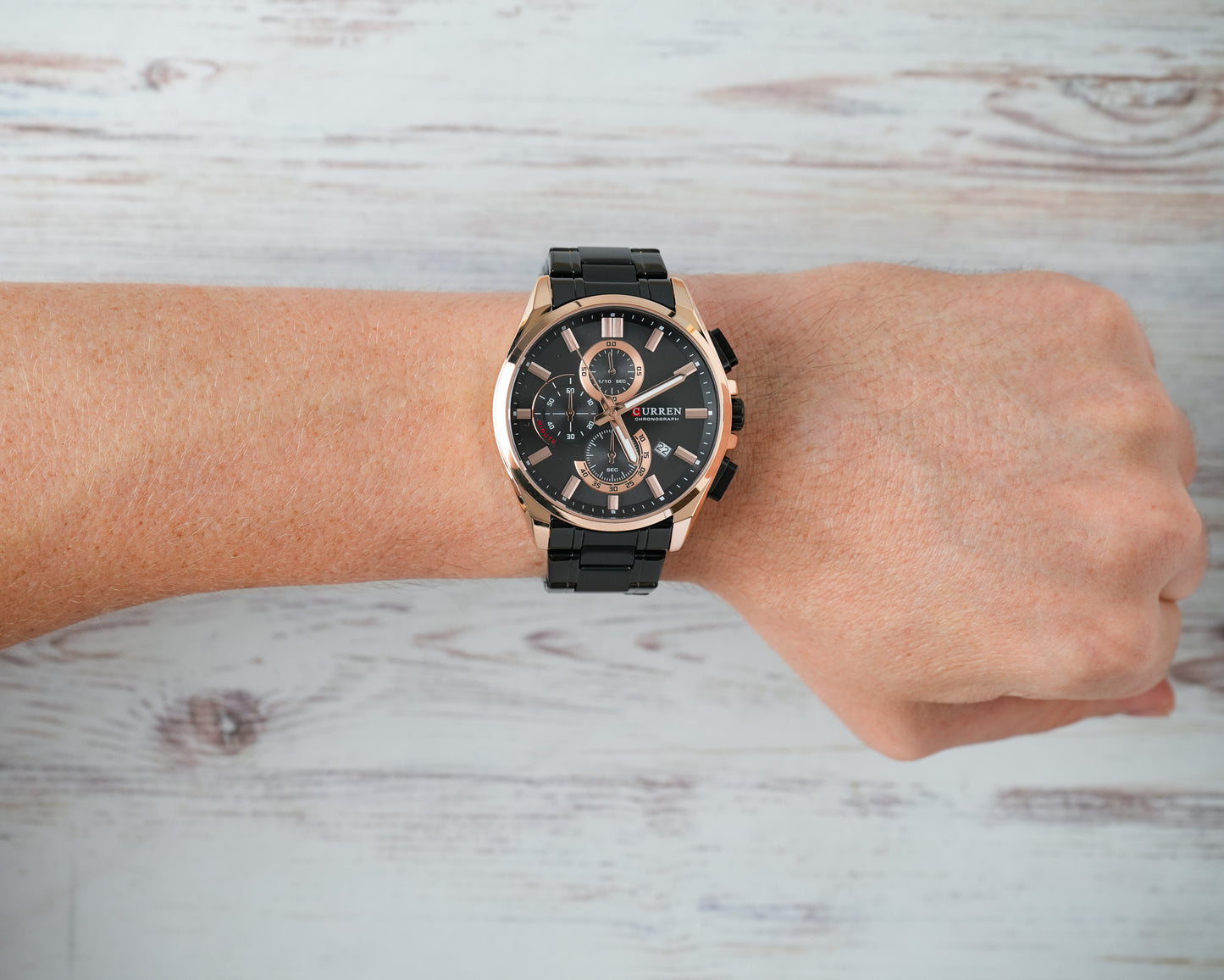 Reloj Curren Hombre Negro CU8475-NEOR